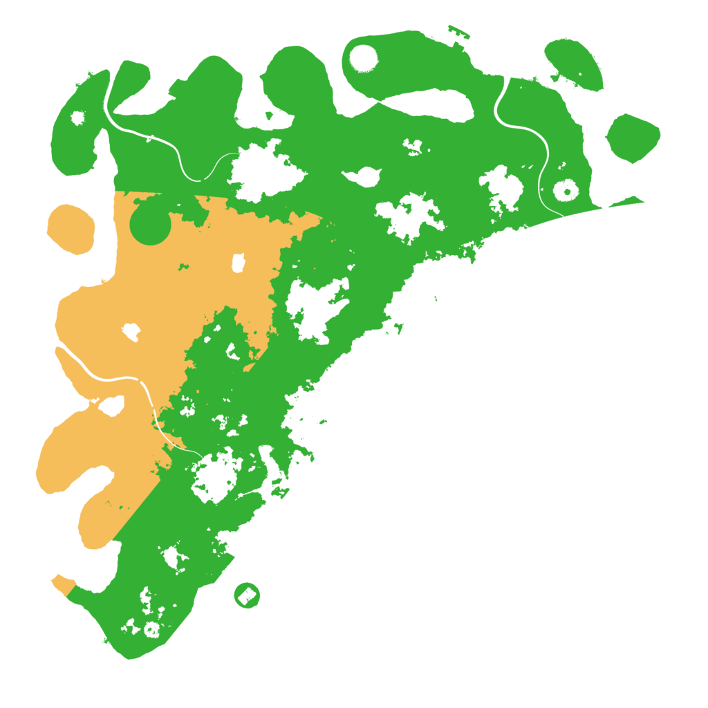Biome Rust Map: Procedural Map, Size: 4500, Seed: 1715131757