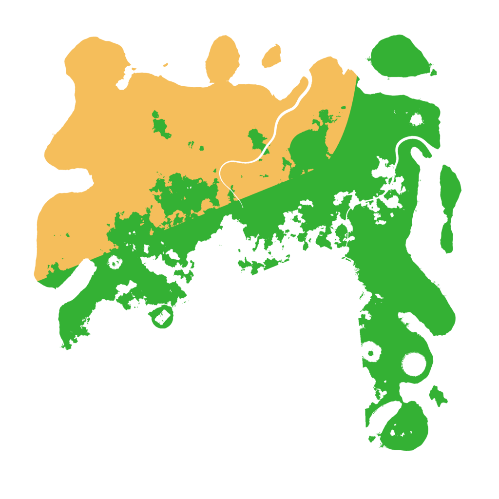 Biome Rust Map: Procedural Map, Size: 3700, Seed: 1853807330