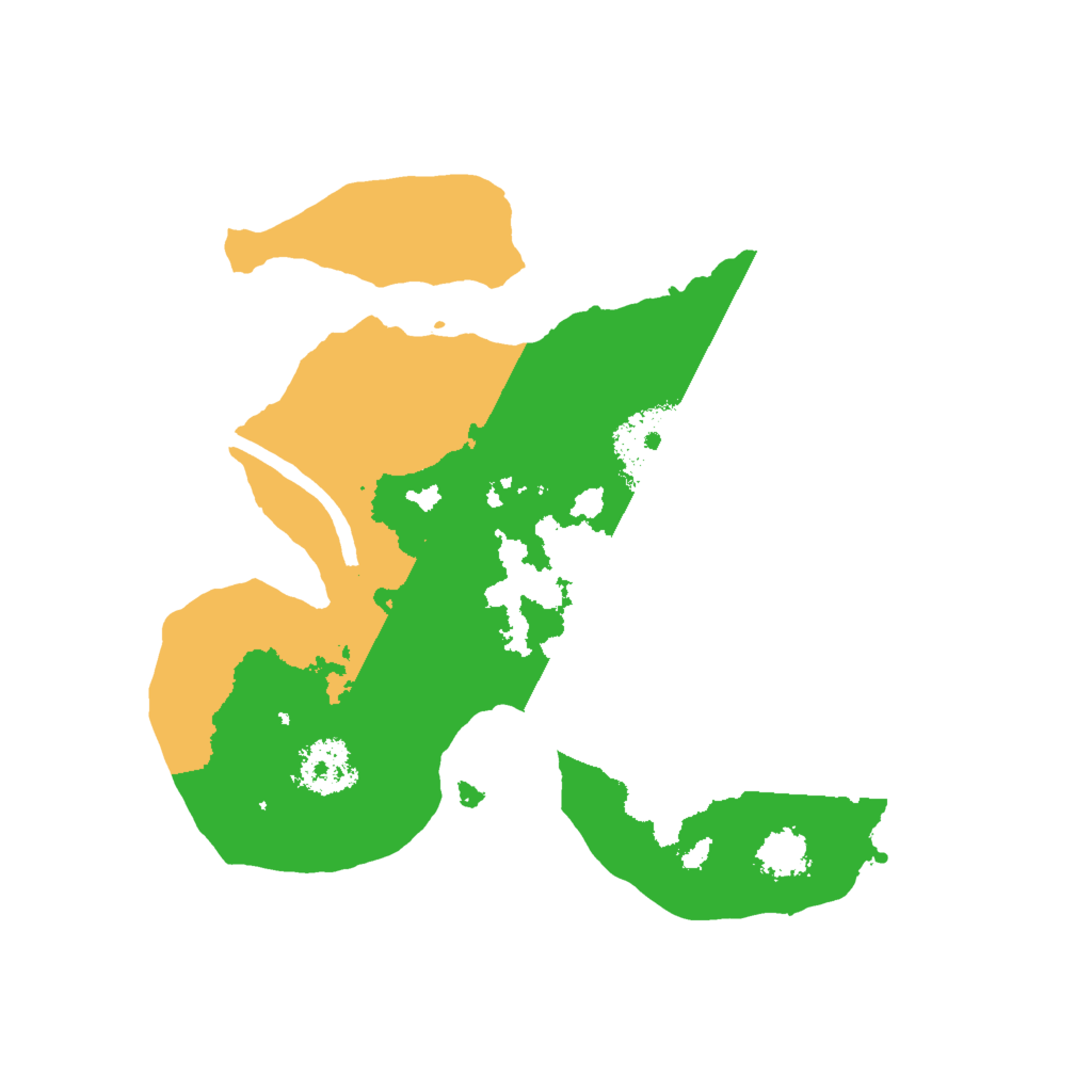 Biome Rust Map: Procedural Map, Size: 2000, Seed: 743641748