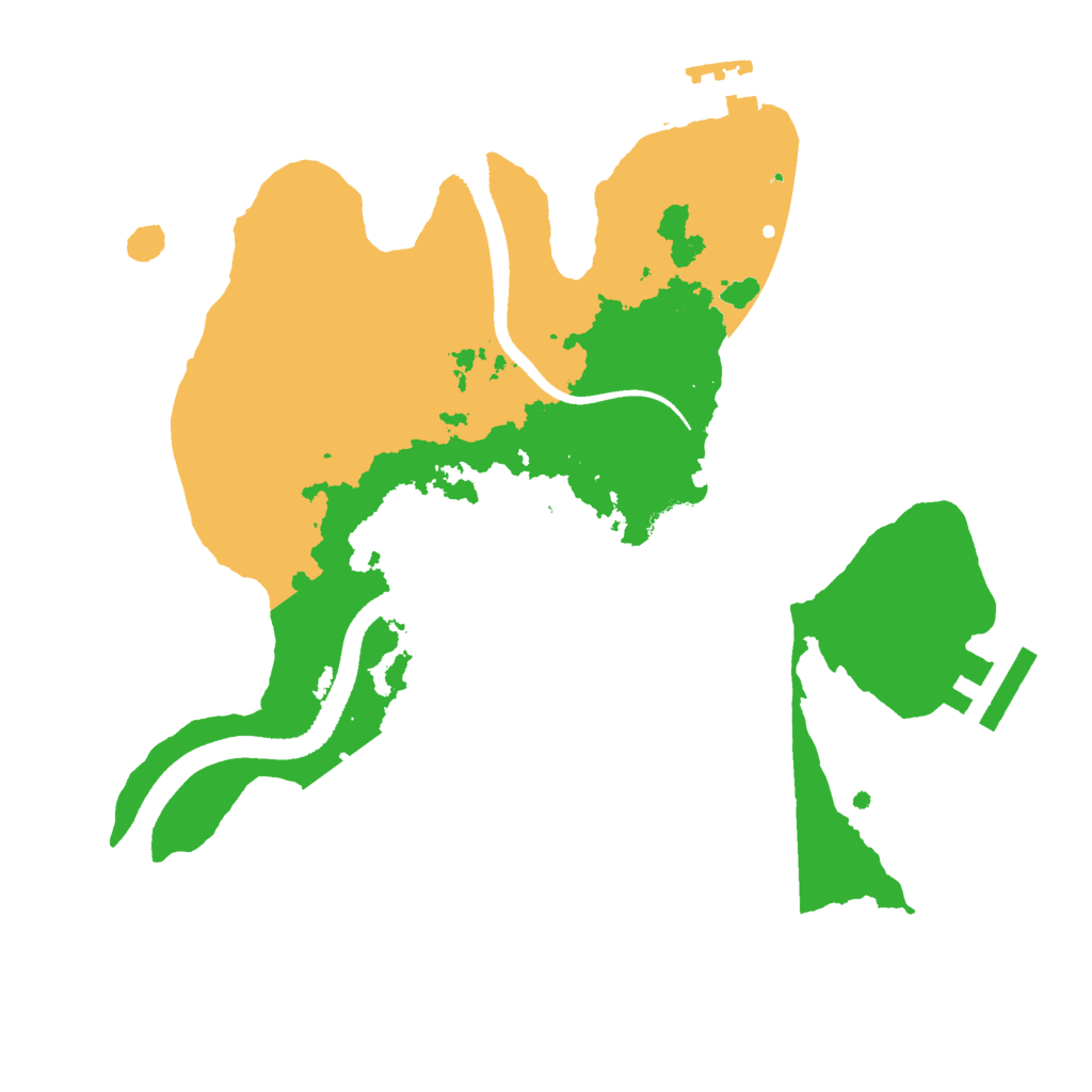 Biome Rust Map: Procedural Map, Size: 2500, Seed: 342