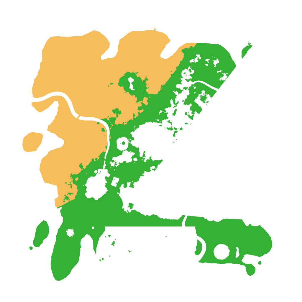 Biome Rust Map: Procedural Map, Size: 3500, Seed: 1216160633