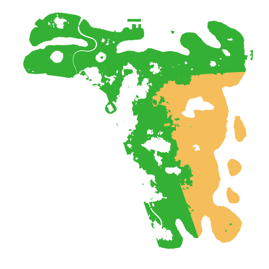 Biome Rust Map: Procedural Map, Size: 4000, Seed: 16219