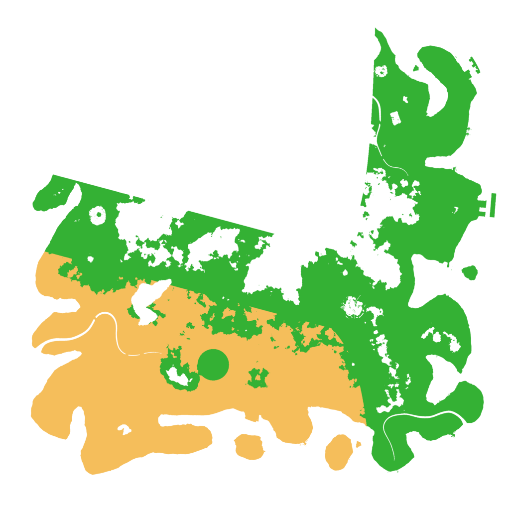 Biome Rust Map: Procedural Map, Size: 4300, Seed: 4510