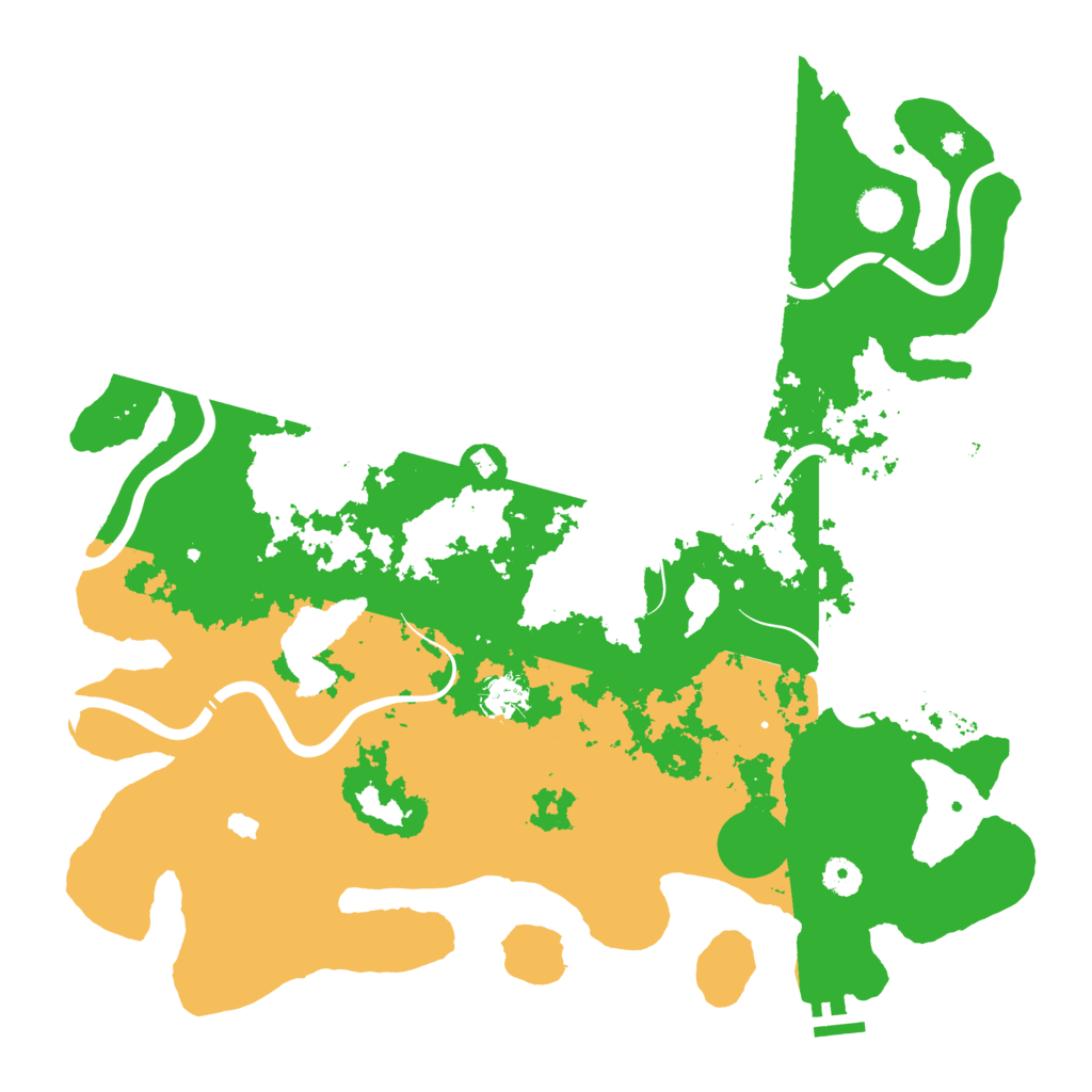 Biome Rust Map: Procedural Map, Size: 4300, Seed: 4510