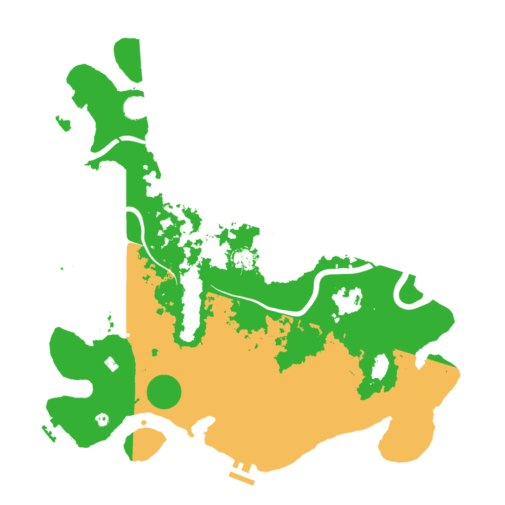 Biome Rust Map: Procedural Map, Size: 3872, Seed: 13825