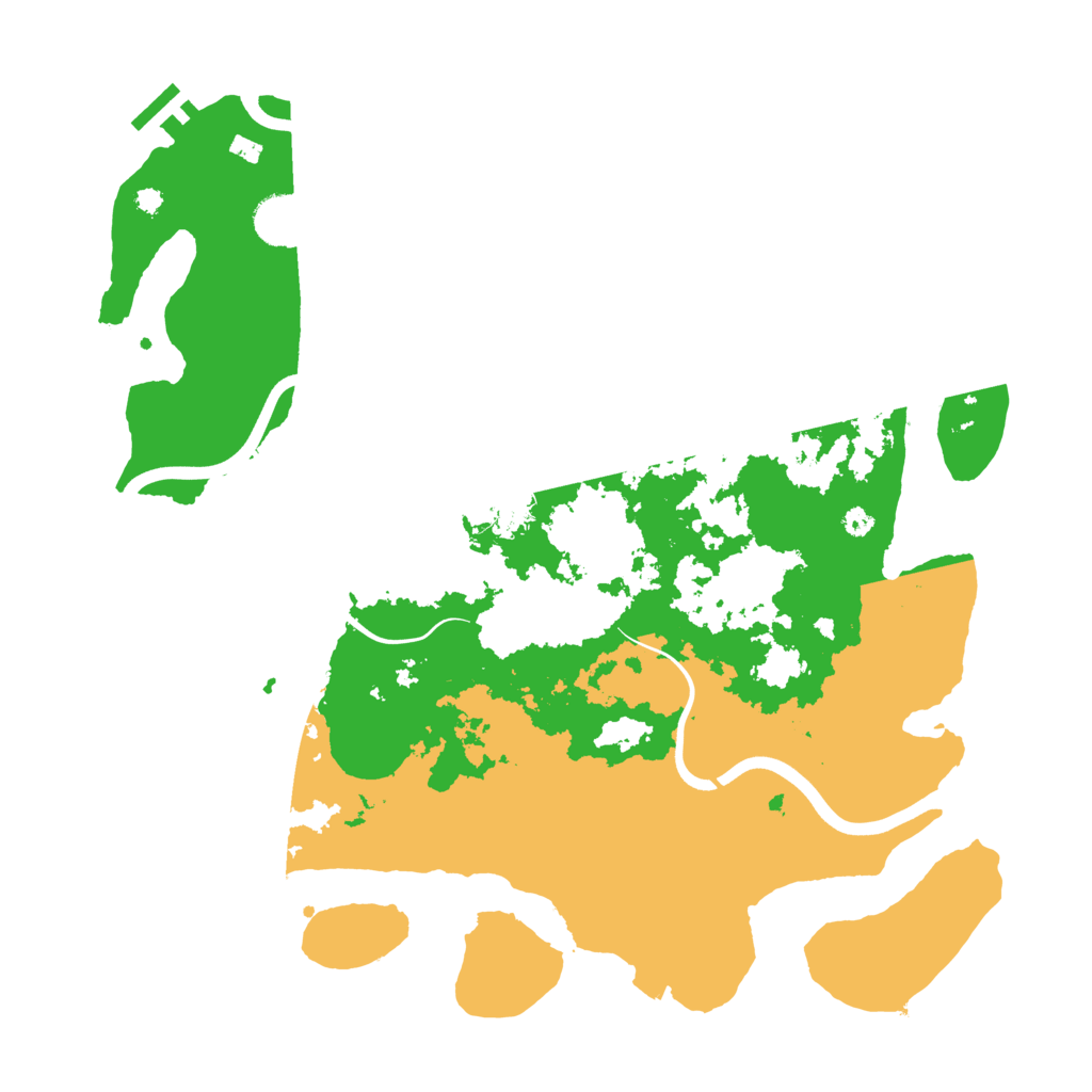 Biome Rust Map: Procedural Map, Size: 3800, Seed: 1529312