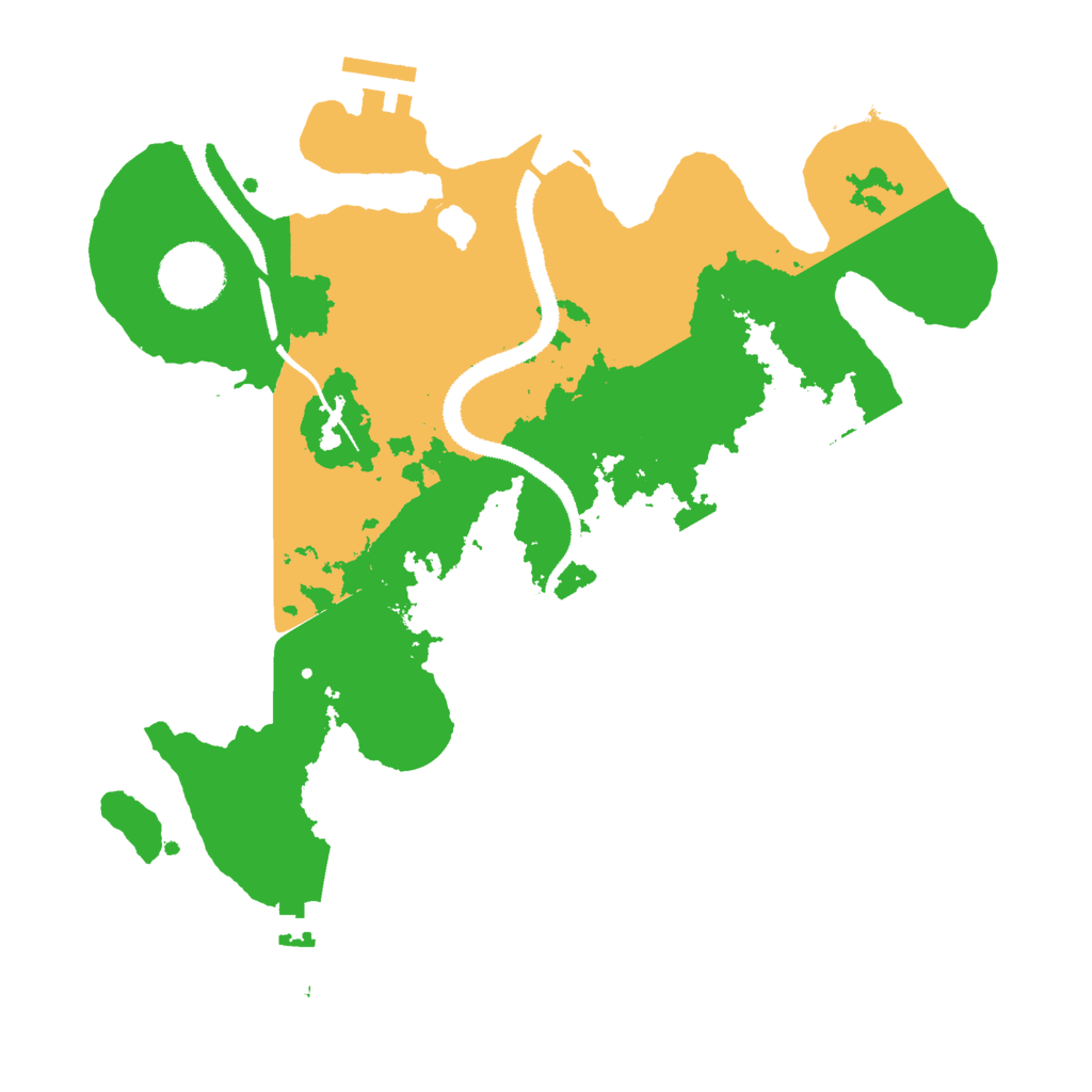 Biome Rust Map: Procedural Map, Size: 3000, Seed: 1094455386