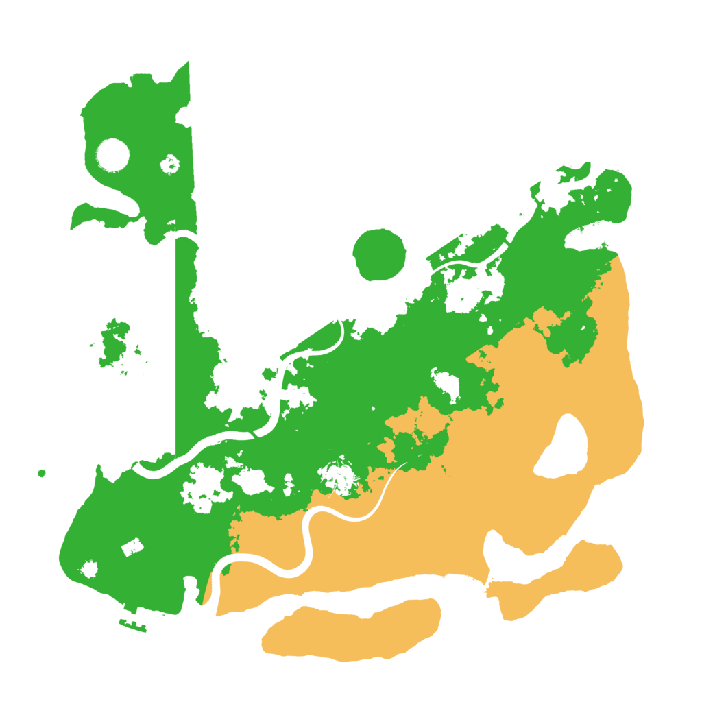 Biome Rust Map: Procedural Map, Size: 3750, Seed: 1216391271
