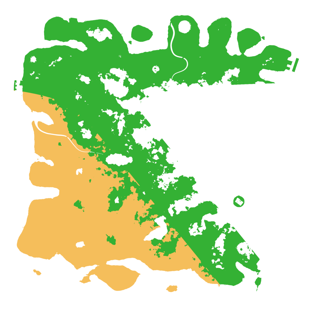 Biome Rust Map: Procedural Map, Size: 4500, Seed: 1690213411