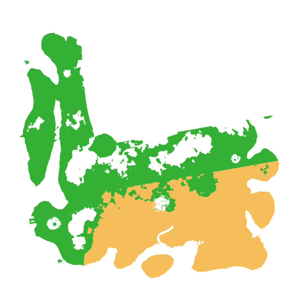 Biome Rust Map: Procedural Map, Size: 3500, Seed: 1983384841