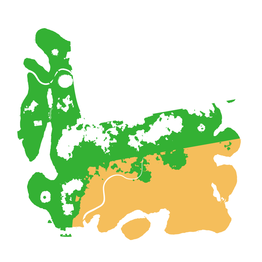 Biome Rust Map: Procedural Map, Size: 3500, Seed: 1983384841