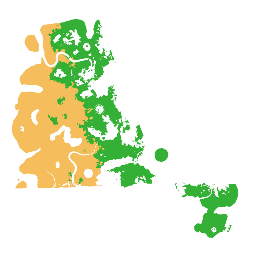 Biome Rust Map: Procedural Map, Size: 5000, Seed: 14163925