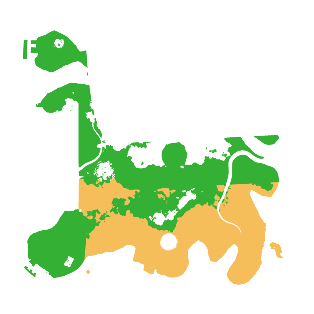 Biome Rust Map: Procedural Map, Size: 3300, Seed: 607484393