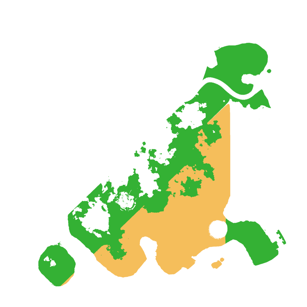 Biome Rust Map: Procedural Map, Size: 3000, Seed: 21436