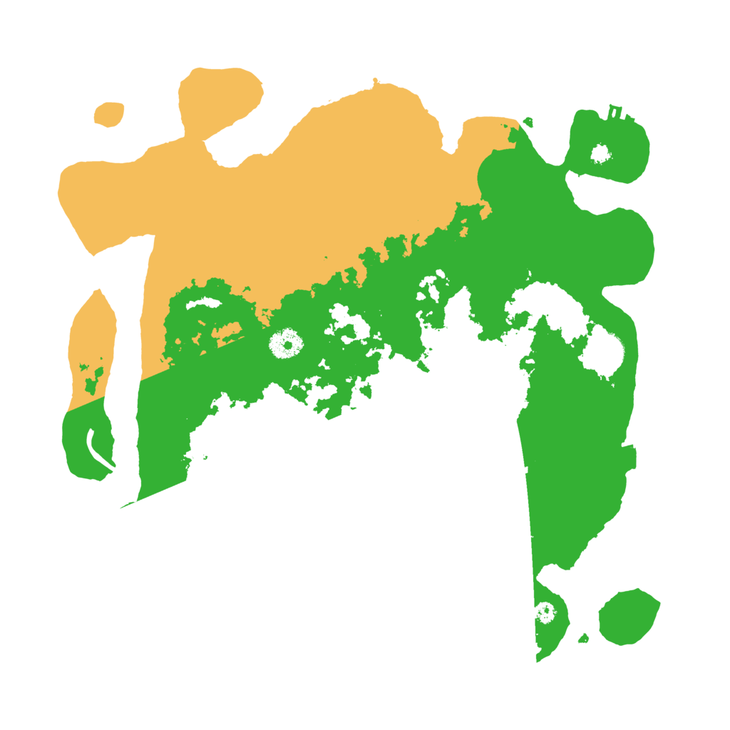 Biome Rust Map: Procedural Map, Size: 3500, Seed: 422391