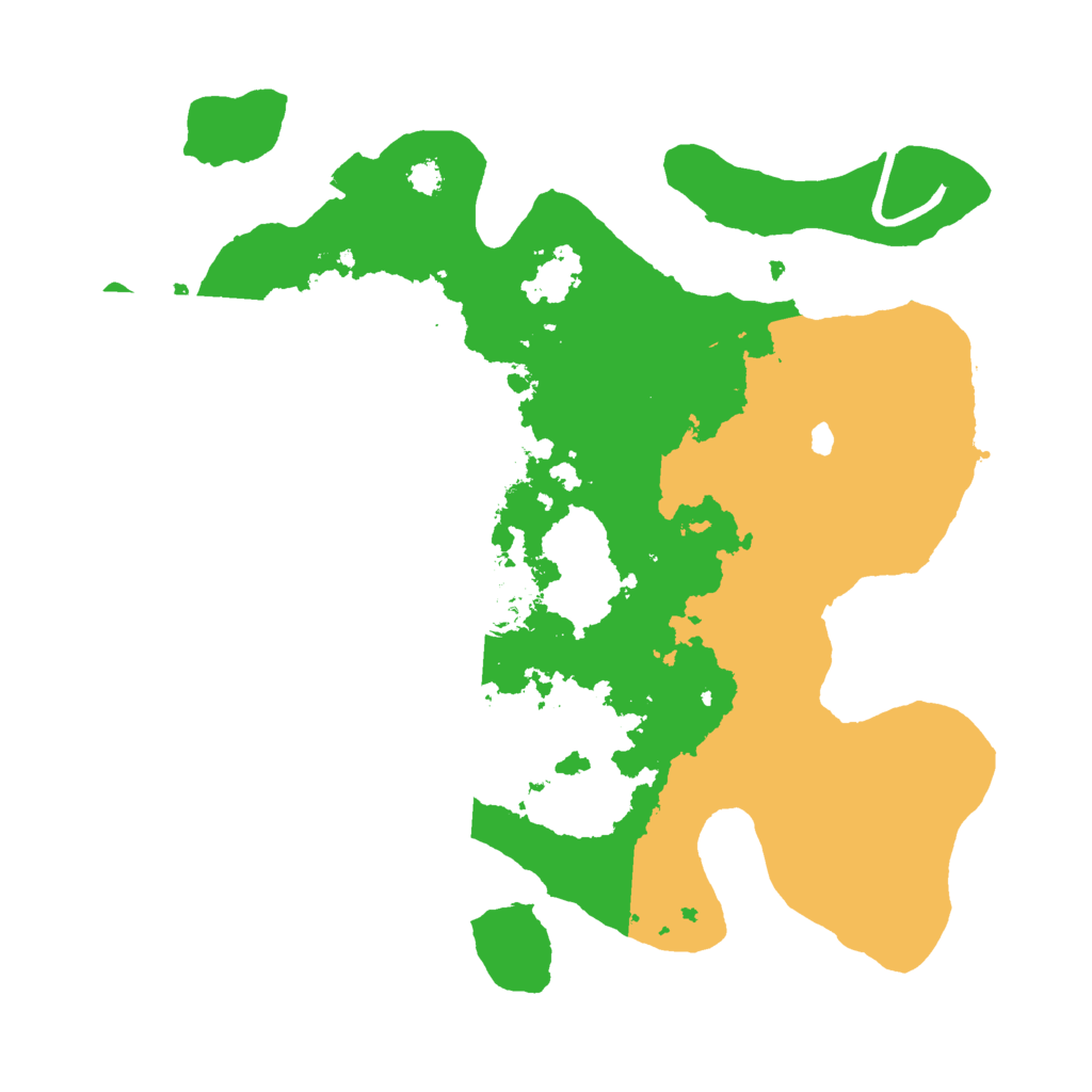 Biome Rust Map: Procedural Map, Size: 3000, Seed: 23242