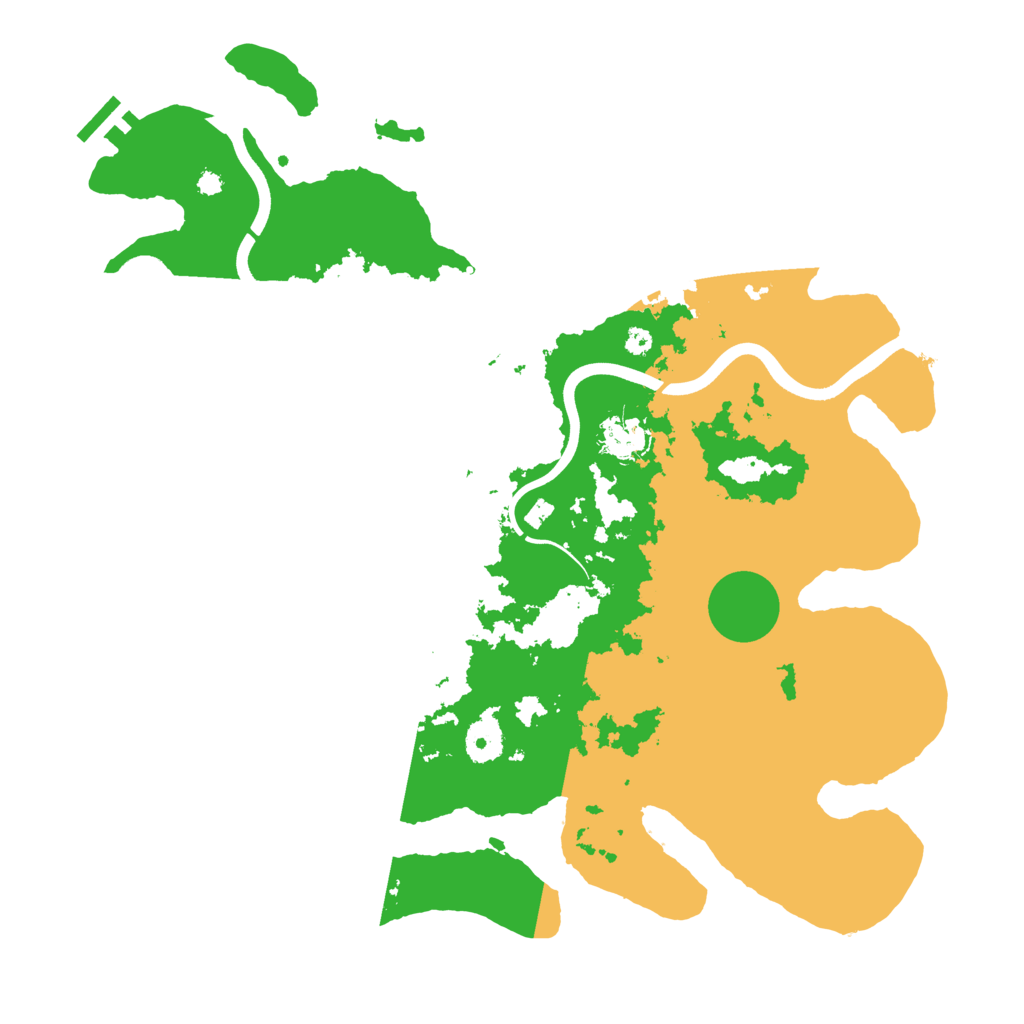 Biome Rust Map: Procedural Map, Size: 3800, Seed: 94994600