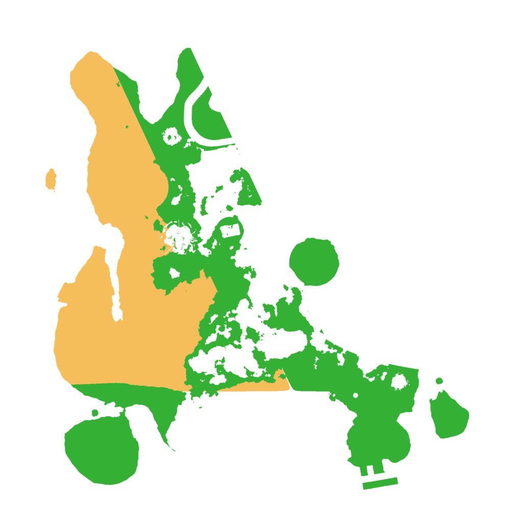 Biome Rust Map: Procedural Map, Size: 3000, Seed: 255279329