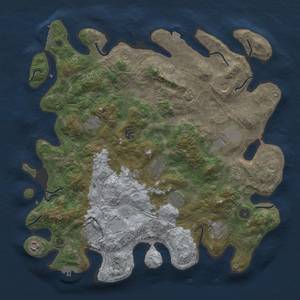 Thumbnail Rust Map: Procedural Map, Size: 4250, Seed: 1839723193, 19 Monuments