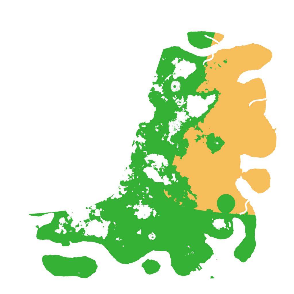 Biome Rust Map: Procedural Map, Size: 4250, Seed: 138430796