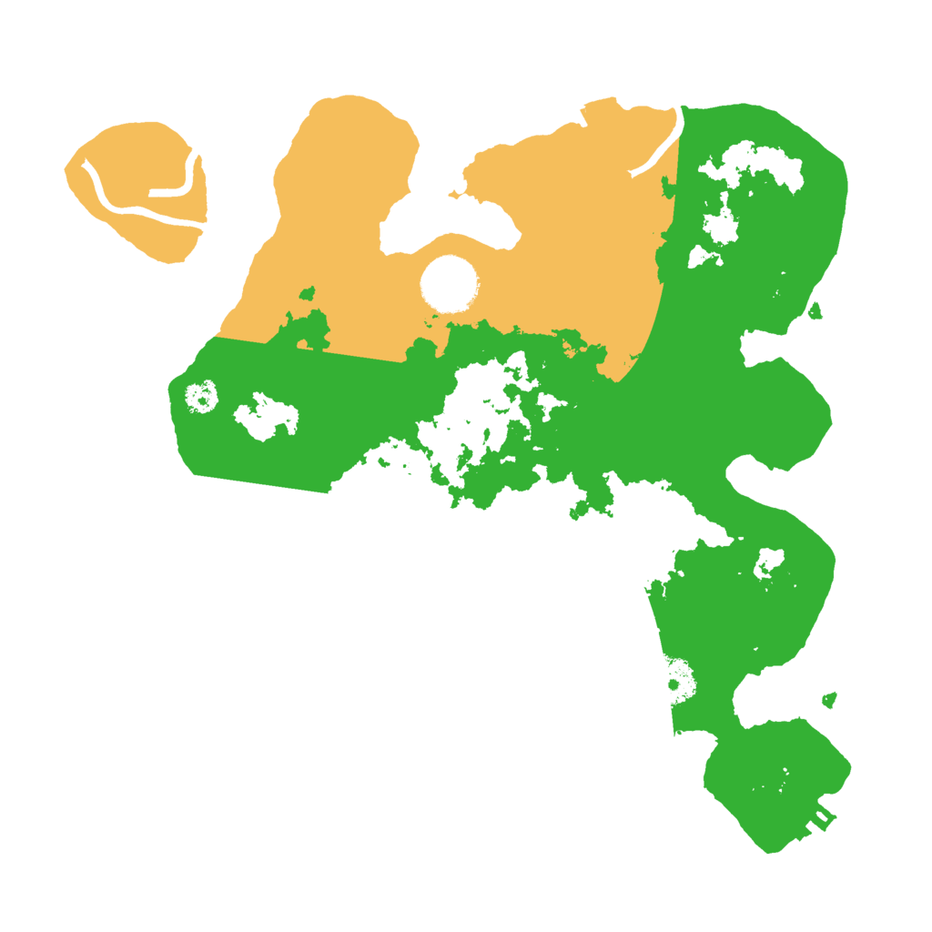 Biome Rust Map: Procedural Map, Size: 2900, Seed: 54351