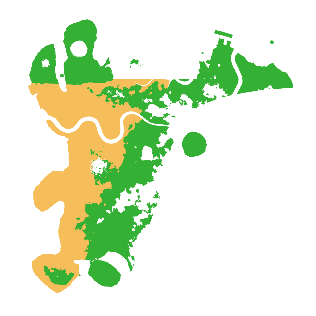 Biome Rust Map: Procedural Map, Size: 3500, Seed: 1734258520