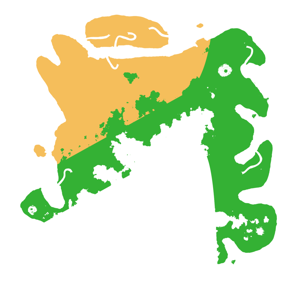 Biome Rust Map: Procedural Map, Size: 3500, Seed: 1122629741