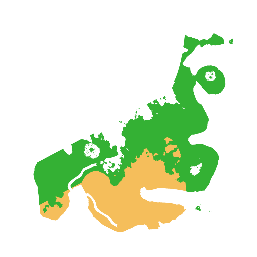 Biome Rust Map: Procedural Map, Size: 2500, Seed: 200224