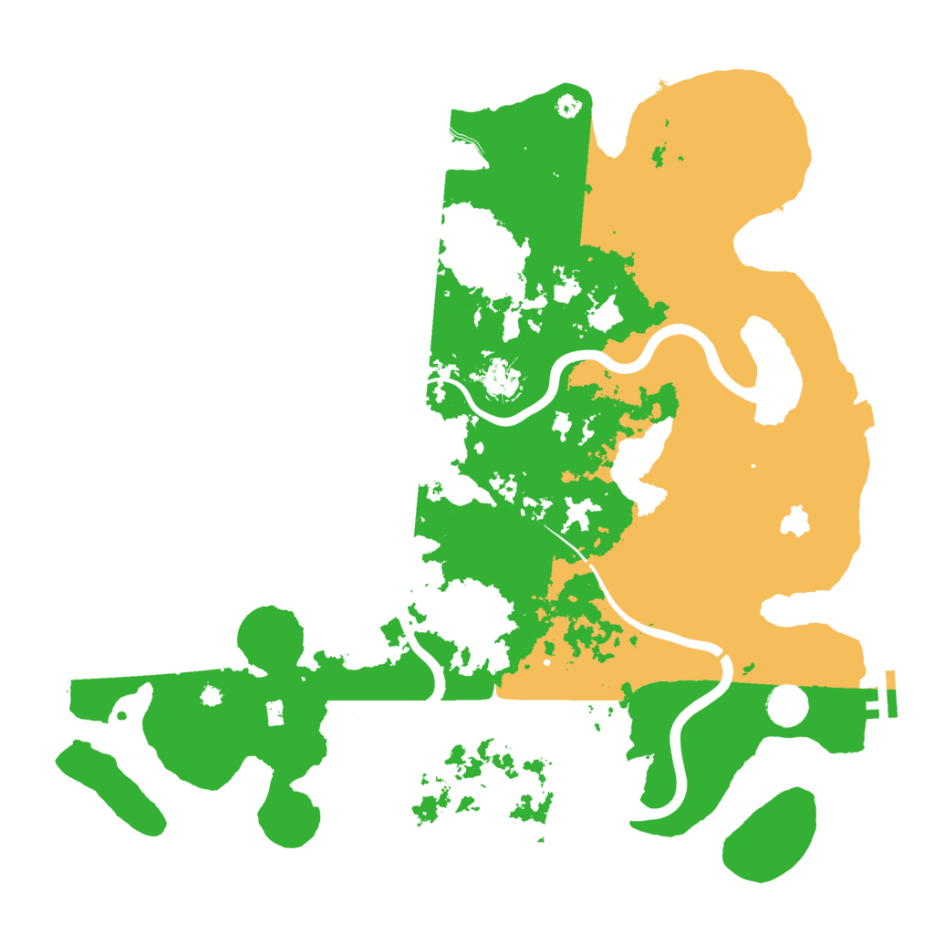 Biome Rust Map: Procedural Map, Size: 4000, Seed: 8913