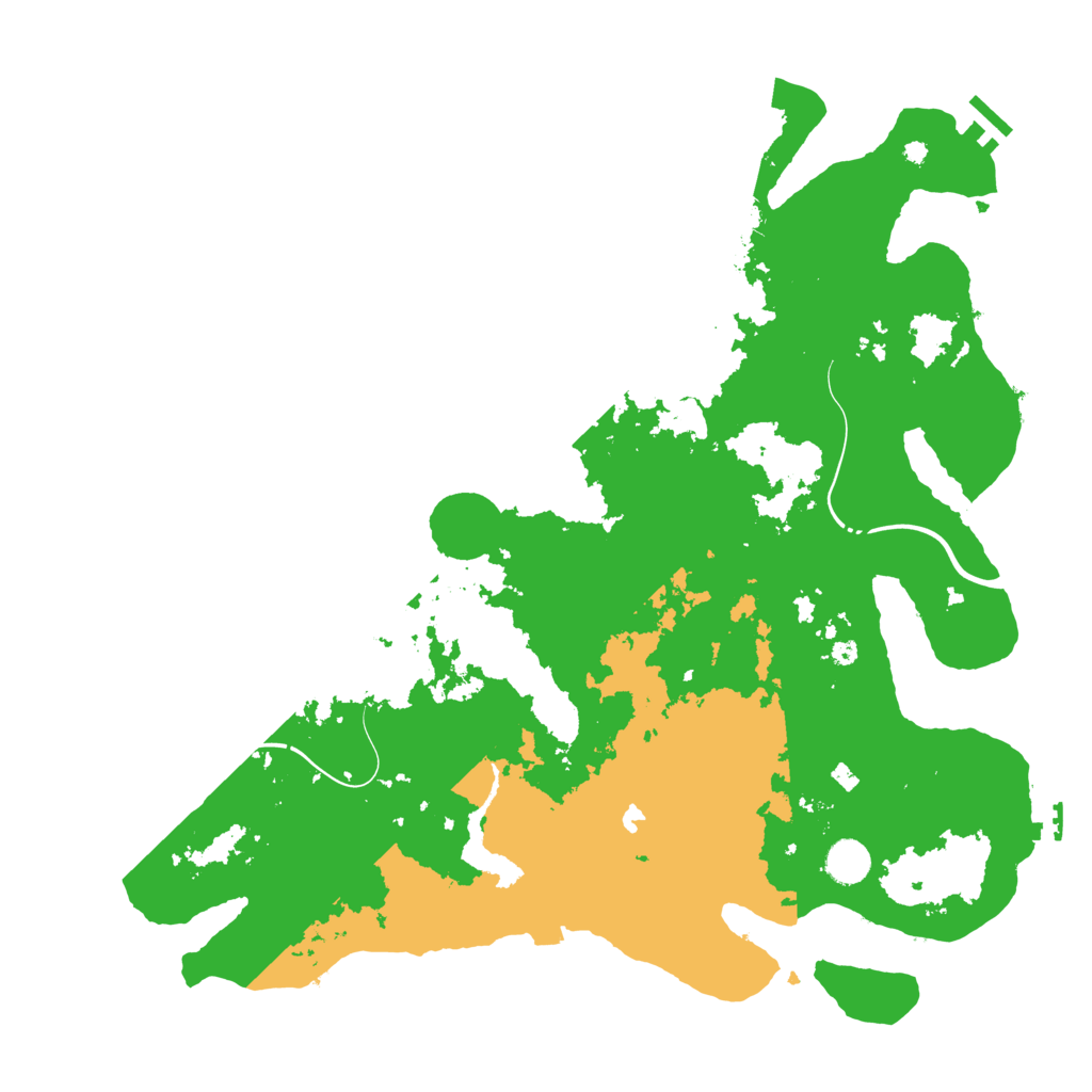 Biome Rust Map: Procedural Map, Size: 4300, Seed: 184174018