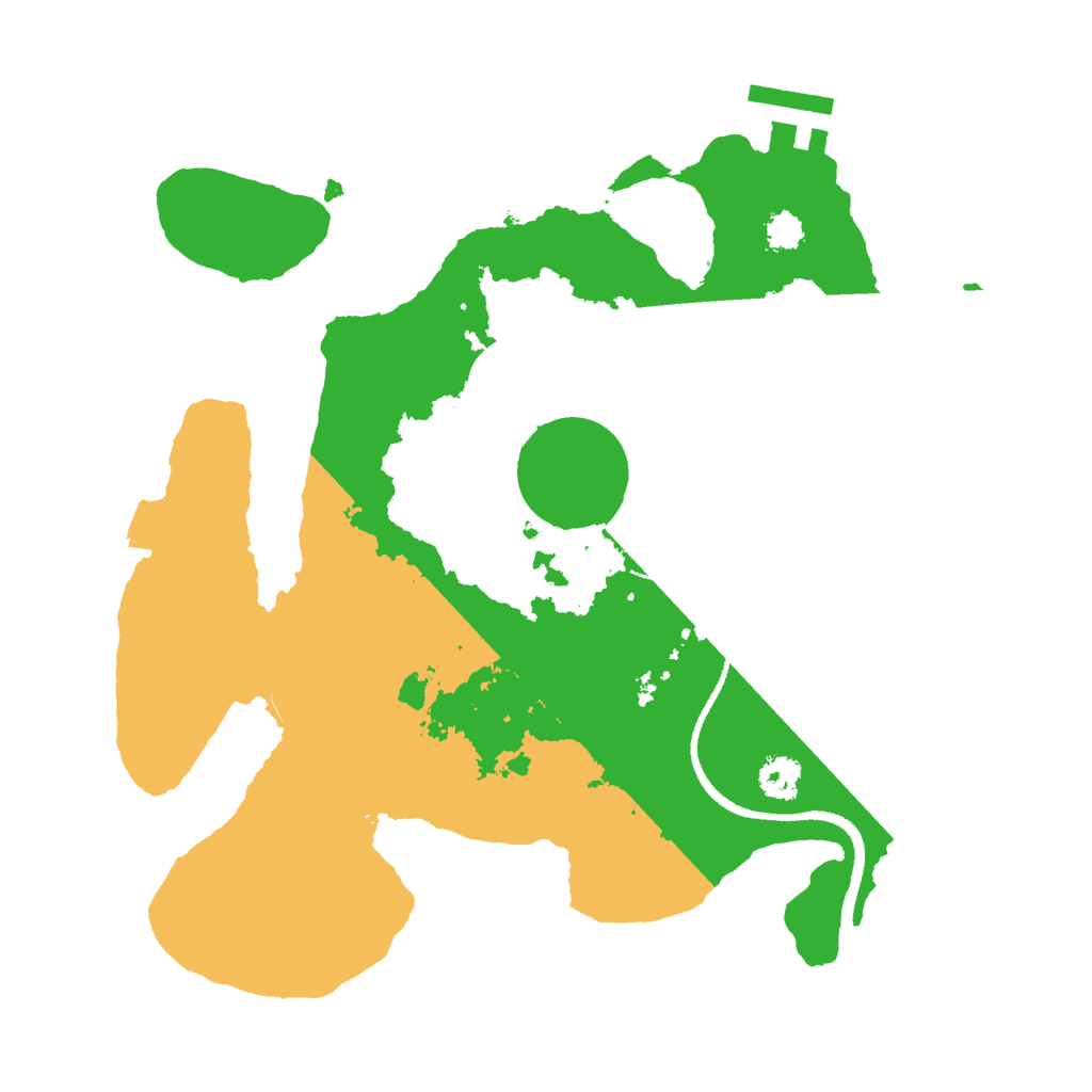 Biome Rust Map: Procedural Map, Size: 2600, Seed: 284036026