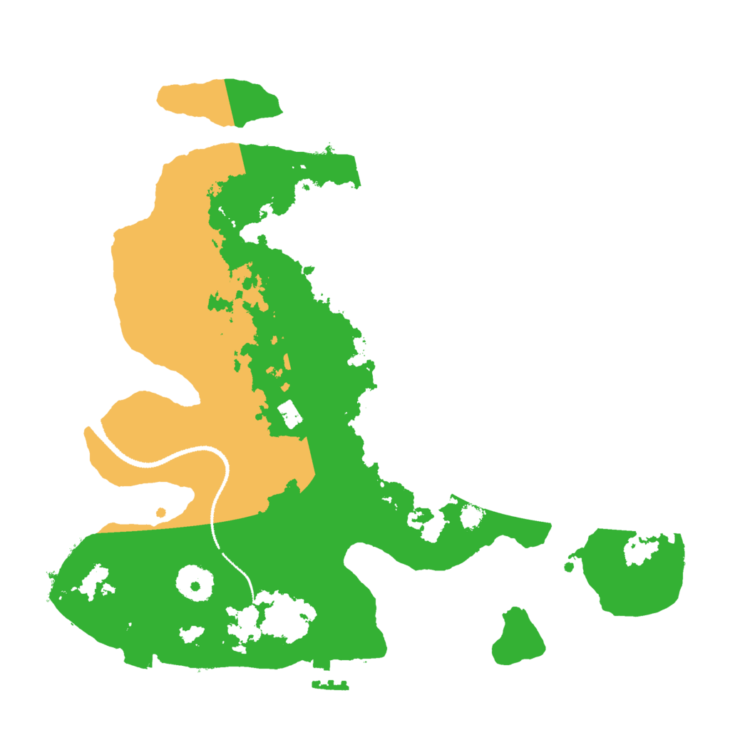 Biome Rust Map: Procedural Map, Size: 3000, Seed: 453274