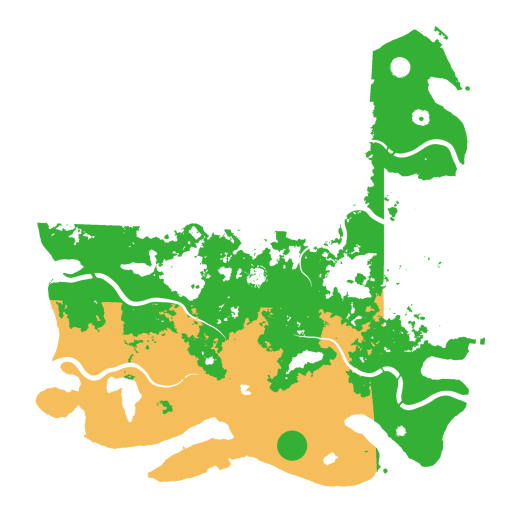 Biome Rust Map: Procedural Map, Size: 4500, Seed: 1732246464