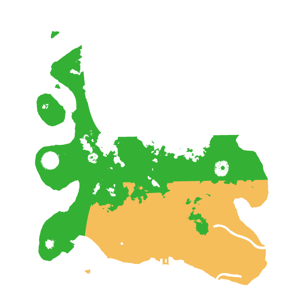 Biome Rust Map: Procedural Map, Size: 3000, Seed: 886127151