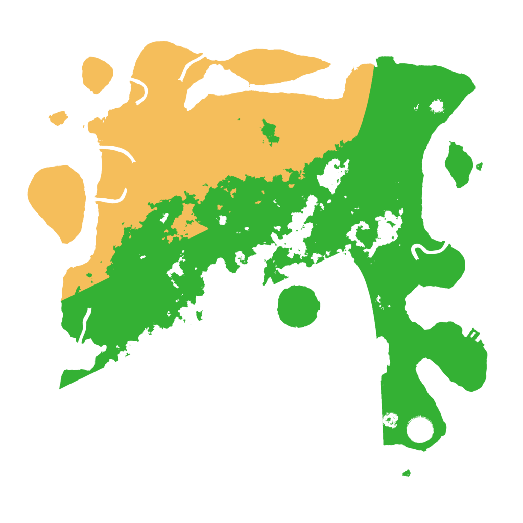 Biome Rust Map: Procedural Map, Size: 3500, Seed: 558262519