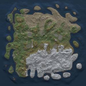 Thumbnail Rust Map: Procedural Map, Size: 4550, Seed: 36719369, 19 Monuments