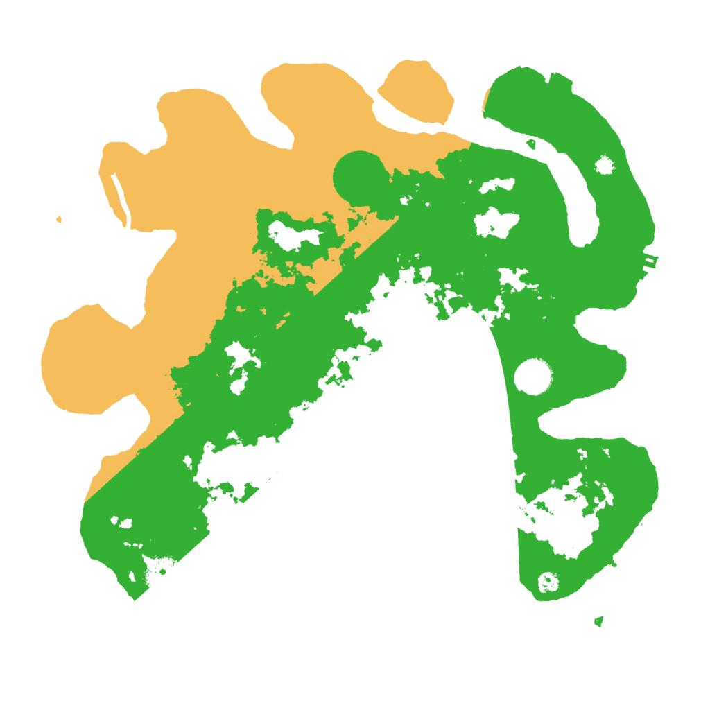 Biome Rust Map: Procedural Map, Size: 3500, Seed: 17797747