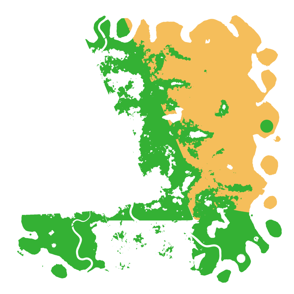 Biome Rust Map: Procedural Map, Size: 6000, Seed: 2113240096