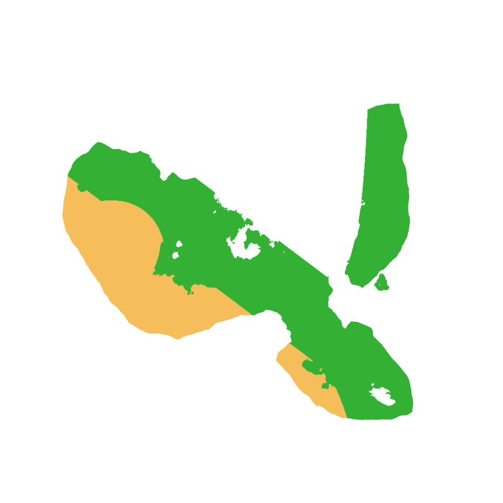 Biome Rust Map: Procedural Map, Size: 1600, Seed: 87401244