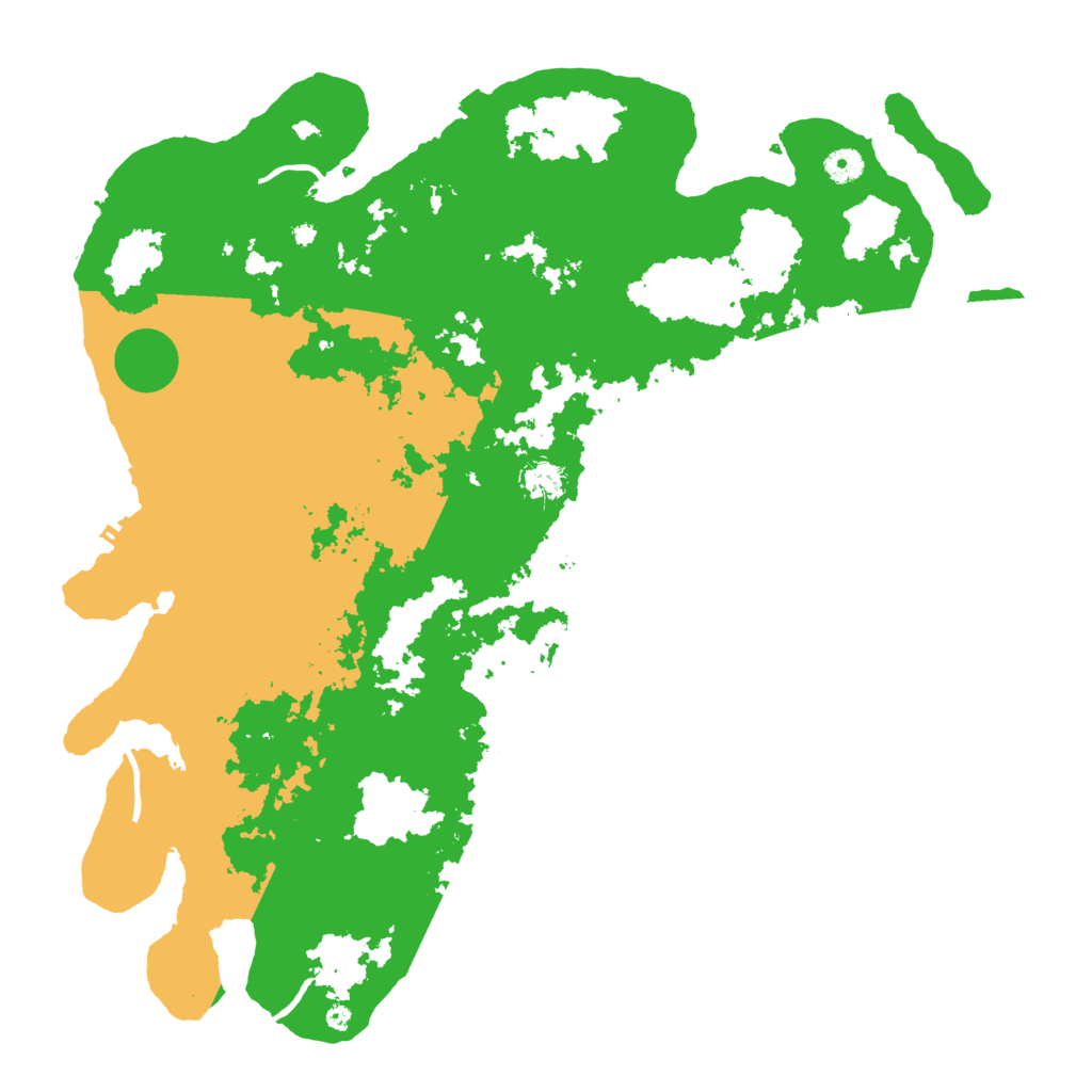 Biome Rust Map: Procedural Map, Size: 4500, Seed: 838525594
