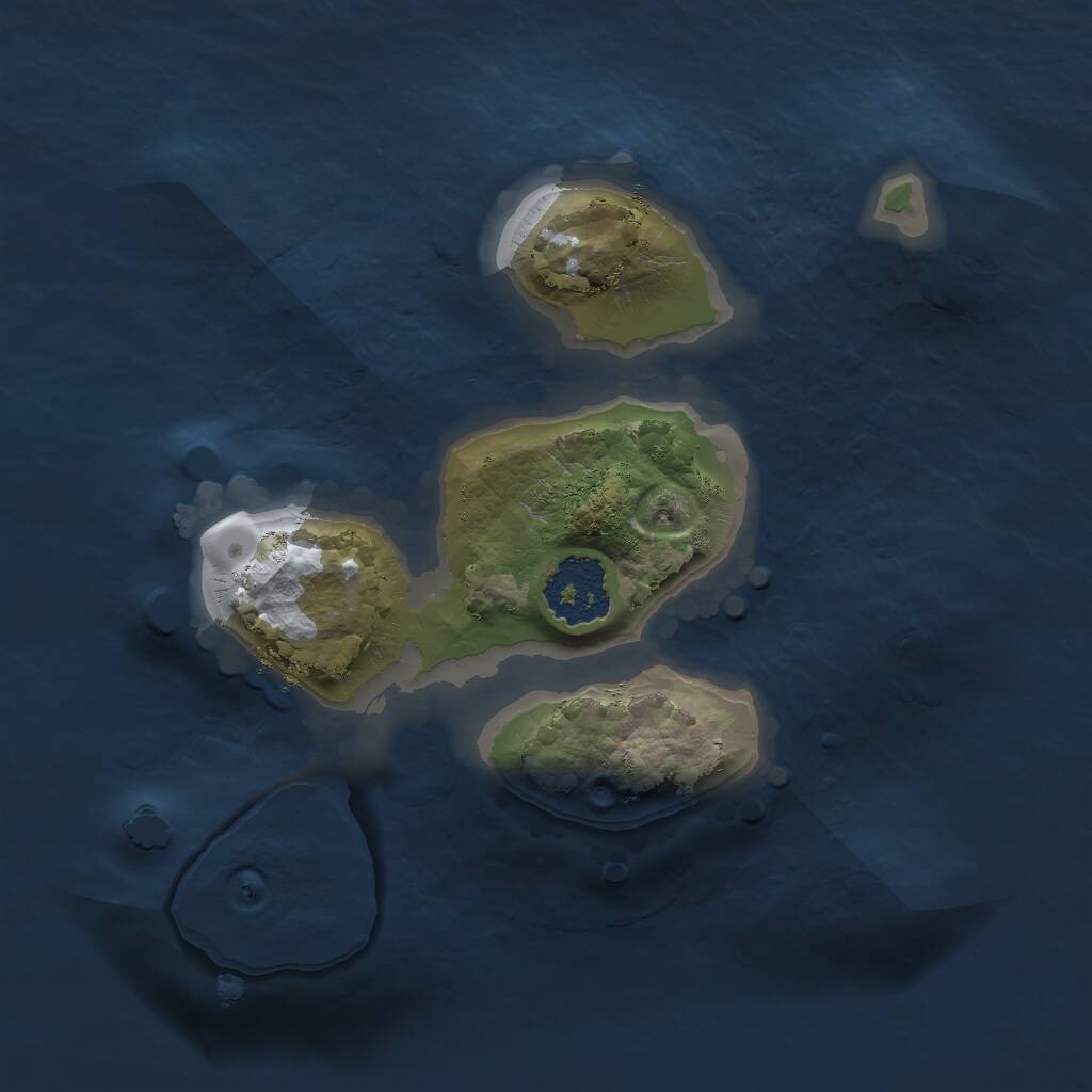 Rust Map: Procedural Map, Size: 1650, Seed: 345235, 1 Monuments