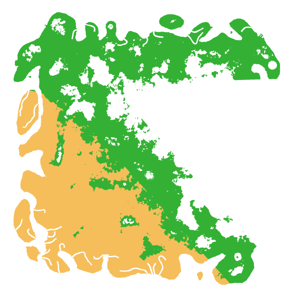 Biome Rust Map: Procedural Map, Size: 6000, Seed: 20241988