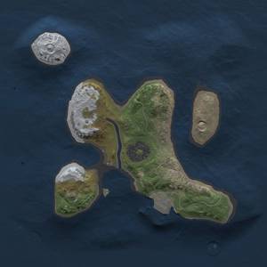 Thumbnail Rust Map: Procedural Map, Size: 1800, Seed: 563434143, 3 Monuments