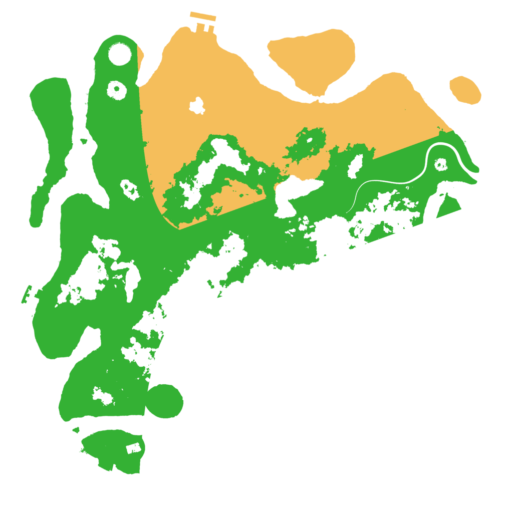 Biome Rust Map: Procedural Map, Size: 4000, Seed: 740249290