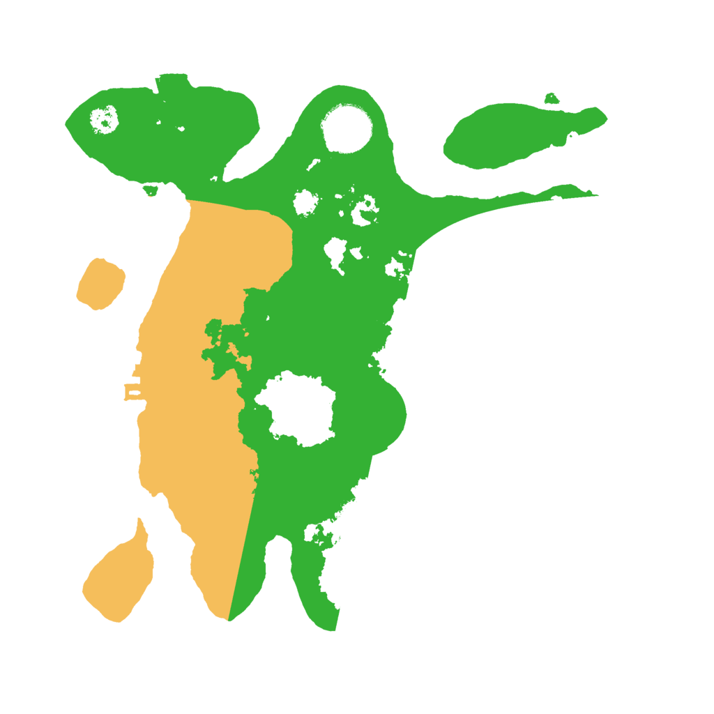 Biome Rust Map: Procedural Map, Size: 2600, Seed: 9487263