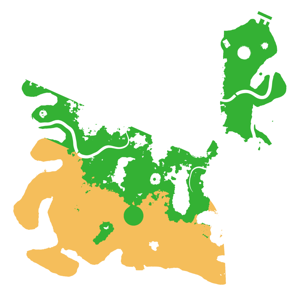 Biome Rust Map: Procedural Map, Size: 4096, Seed: 321654