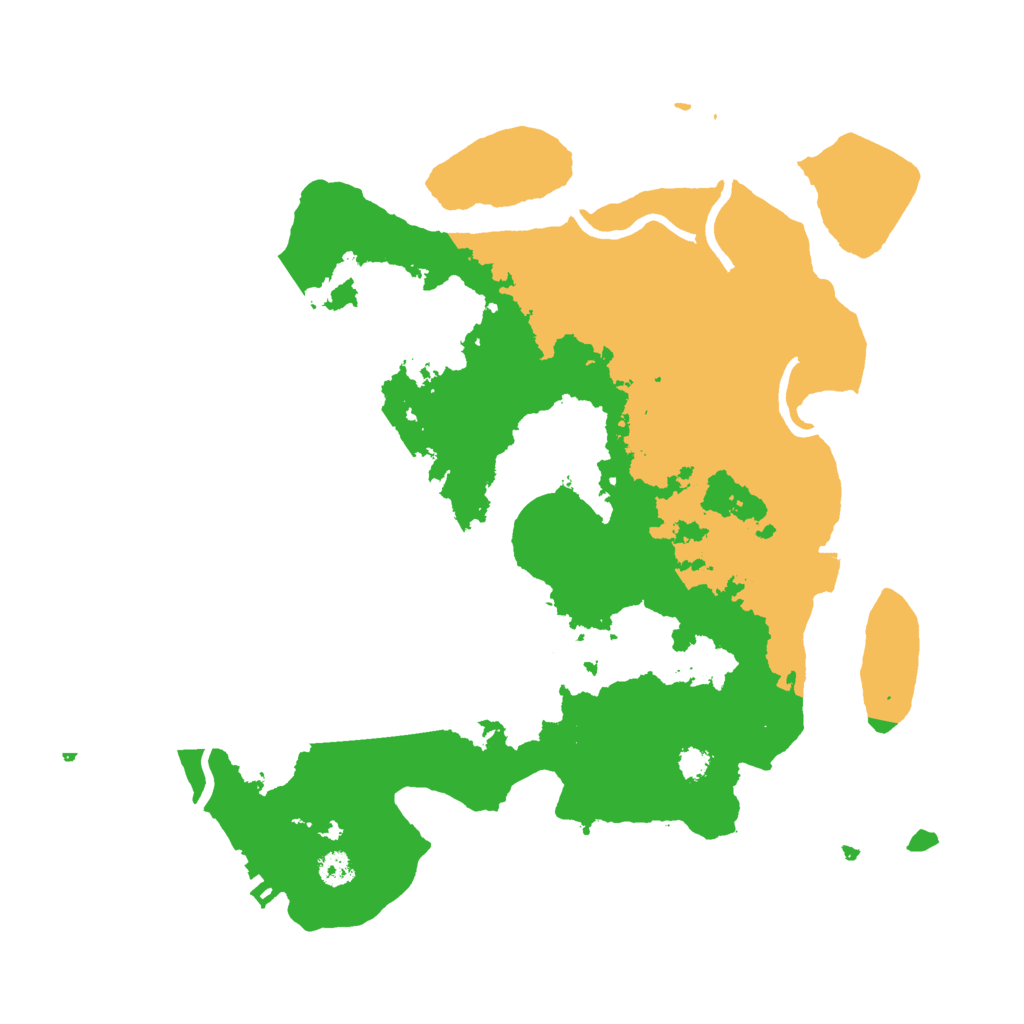 Biome Rust Map: Procedural Map, Size: 3000, Seed: 1481588984