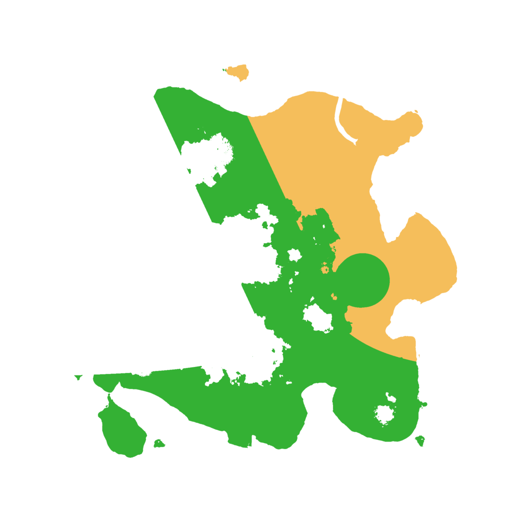 Biome Rust Map: Procedural Map, Size: 2500, Seed: 422