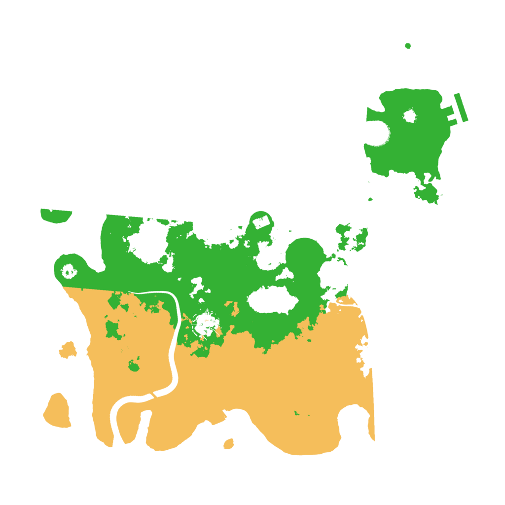 Biome Rust Map: Procedural Map, Size: 3500, Seed: 874822413