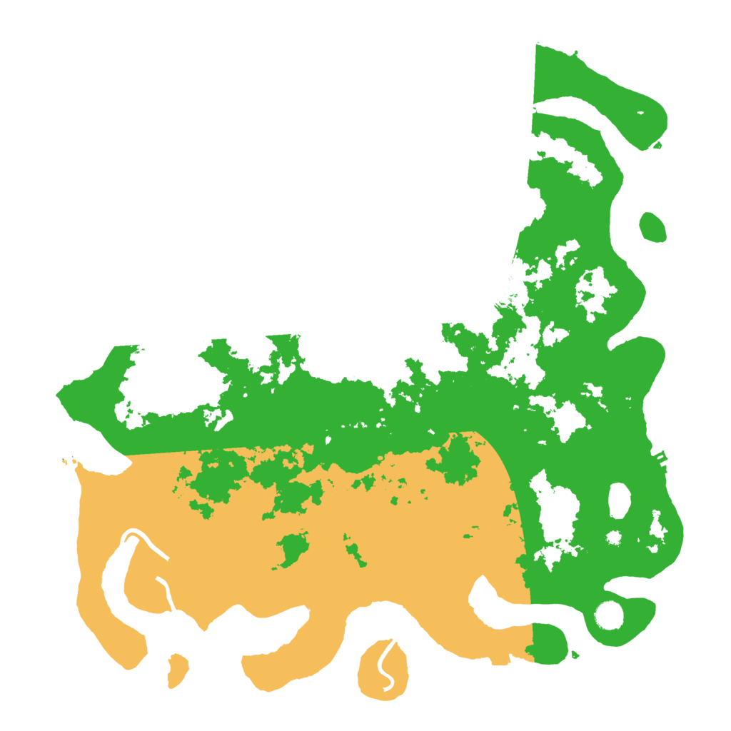 Biome Rust Map: Procedural Map, Size: 4500, Seed: 8495326